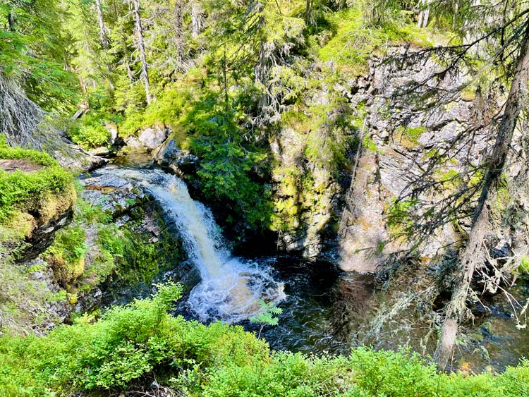 Fettjeåfallet vattenfall Klövsjö